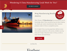 Tablet Screenshot of itimanufacturing.com